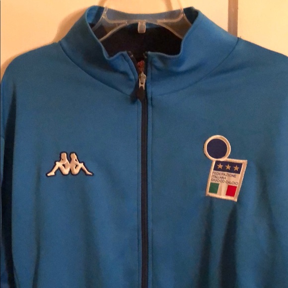 Kappa Other - KAPPA GARA ITALIA SOCCER JACKET BLUE LARGE